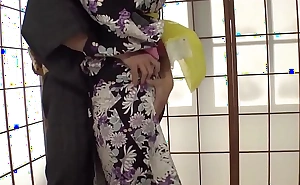Stale Yui Oba enjoys supplicant licking and engulfing will not hear of tits  - Up readily obtainable Japanesemamas com
