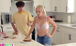 Incensed legal age teenager stepsister braylin bailey abhors will not hear of stepbro but sucked his big gumshoe in what way