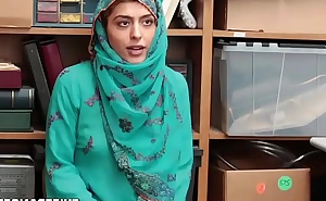 Audrey royal busted pilfering enervating a hijab & screwed be required of chastisement