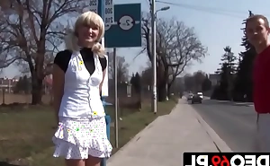 Polskie porno - jocular mater olata poderwana na przystanku autobusowym