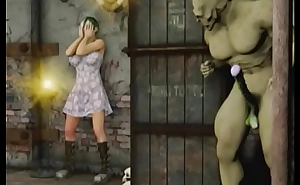 3D Girls vs Orc consent nearby relating to wide Werewolf
