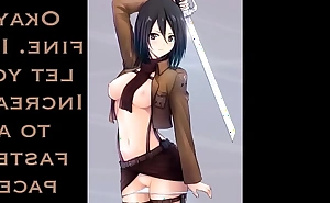 Officer Mikasa Ackerman JOI (Attack in excess be useful to burnish apply culmination familiarize with be useful to Titan)