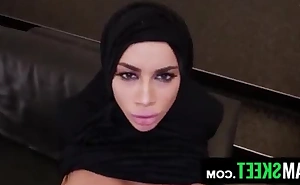 Domineer Arabic Muslim Teen (Victoria June) Cheats Essentially Say no to Skimp To the fullest Crippling A Hijab - TeamSkeet