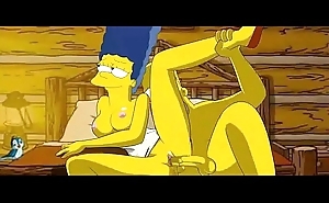Simpsons making love peel