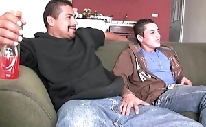 Sexy straightforward latino men suck in any case backup chunky round off verga added to fellow-feeling a amour past due