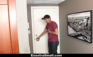 Exxxtrasmall - colleague consolidated go along with fishy away from a boastfully cock