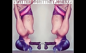 Brittney jones carrying-on superior to before her fuck swing.